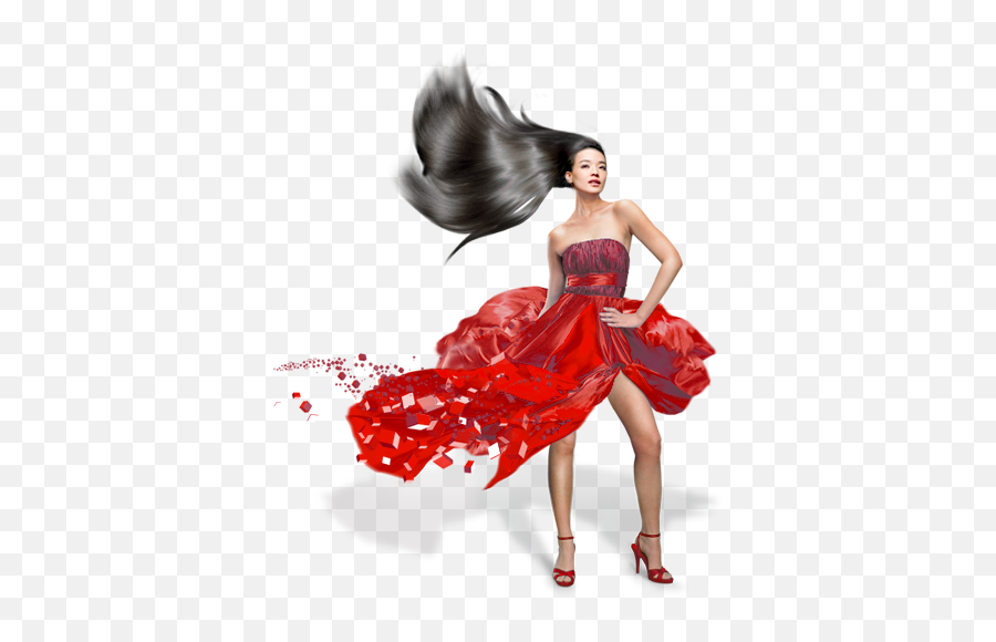 Girls Red Dress Icon - Fashion Girls Png,Red Dress Png