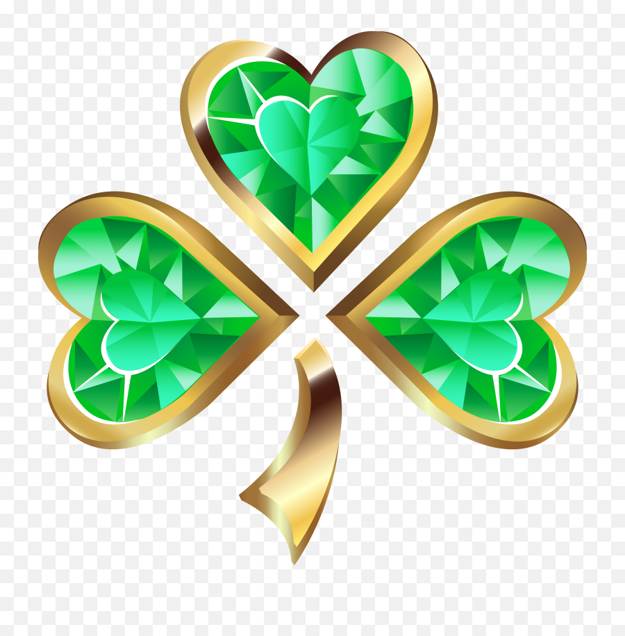 Clipart Banner Clover Transparent - Irish Shamrock Transparent Png,Four Leaf Clover Transparent Background