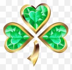 Clipart Banner Clover Transparent - Irish Shamrock png