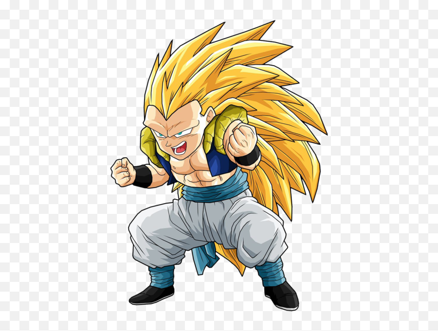 Gotenks Super Saiyan 3 - Gotenks Super Saiyan 3 Png,Gotenks Png