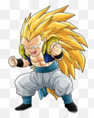 Gotenks Super Saiyan 3 - Gotenks Super Saiyan 3 Png,Gotenks Png