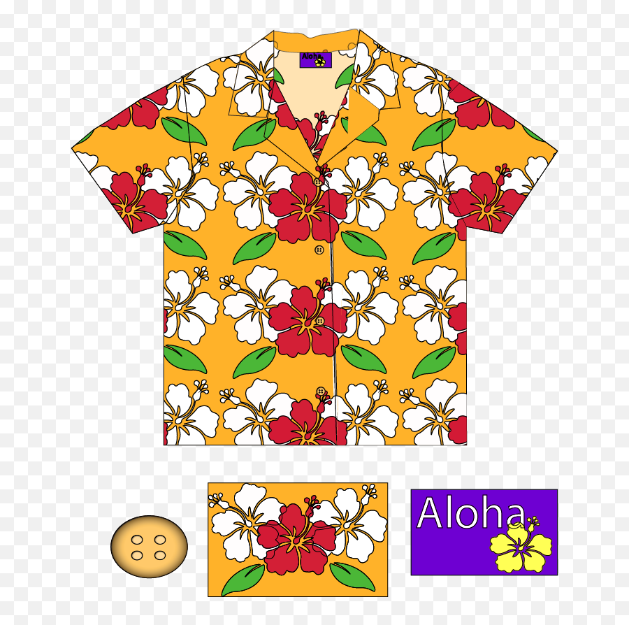 Hawaiian Shirt Png - Clip Art,Hawaiian Shirt Png
