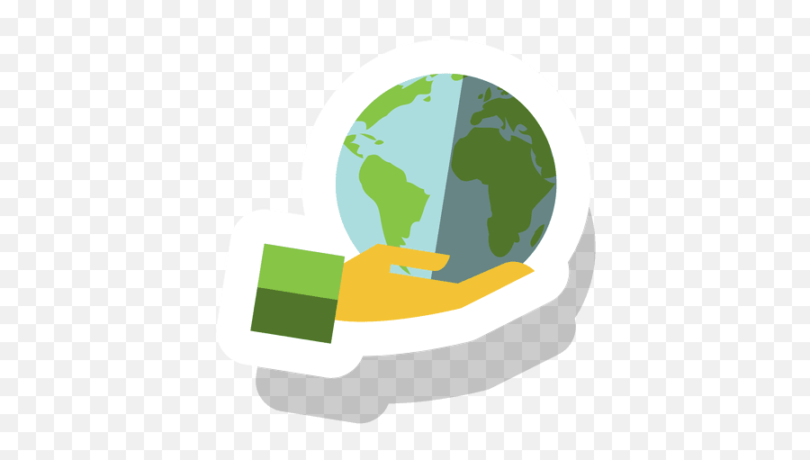 Globe Hand Stickersvg - Transparent Png U0026 Svg Vector File Earth,Earth Emoji Png