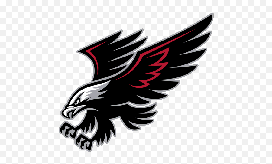 Hawk Vector - Black And Red Hawk Png,Eagles Logo Vector