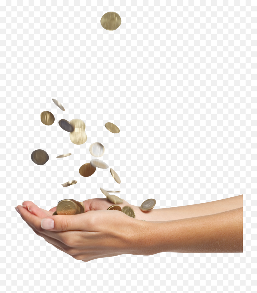 Falling Money Png - Hand With Money Png,Money Clipart Transparent Background