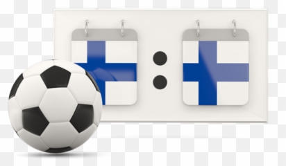 Football With Scoreboard Illustration Of Flag Finland - Flag png