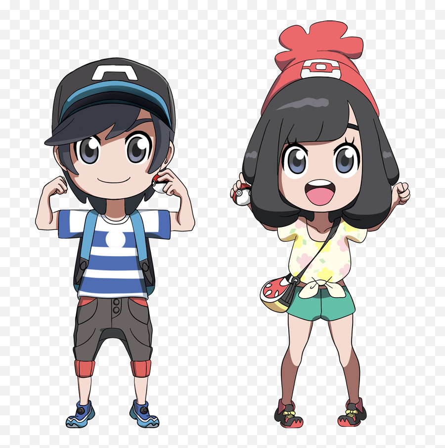 Pokemon Sun And Moon Trainers By Syker - Pokemon Sun And Moon Trainer Png,Pokemon Trainer Png