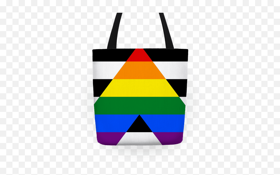 Ally Pride Flag Totes Lookhuman - Gay Straight Alliance Flag Png,Pride Flag Png
