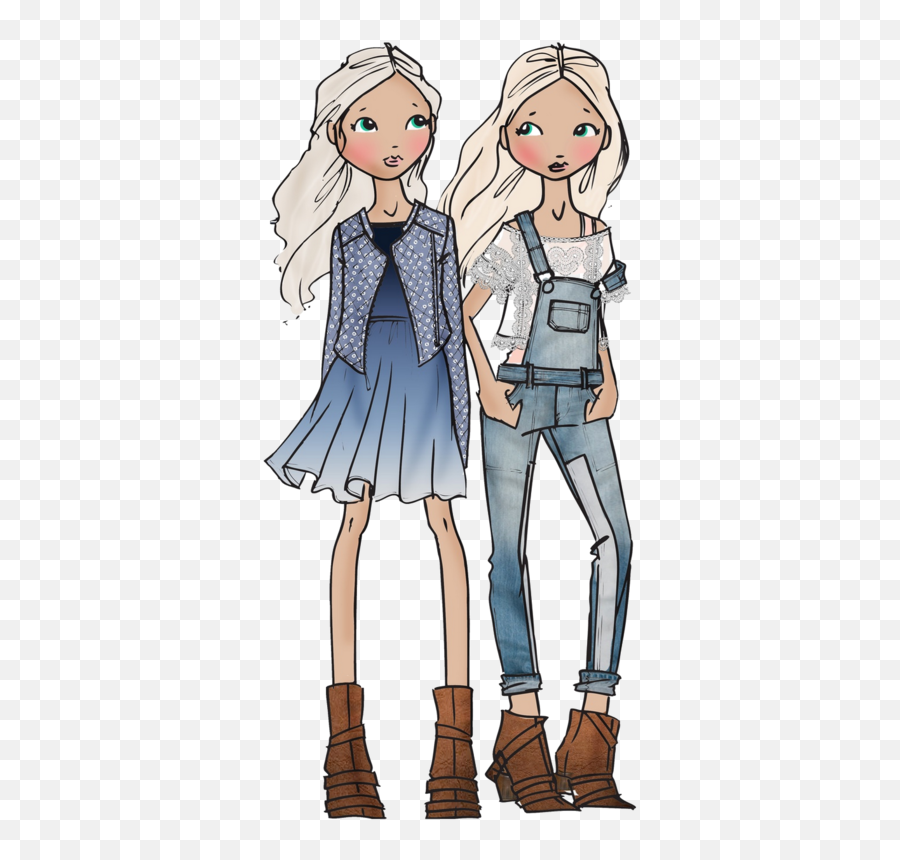 Fashionista Girl Clipart Png 50 Stunning Cliparts Fgcp - Teen Fashion Sketches,Girl Standing Png
