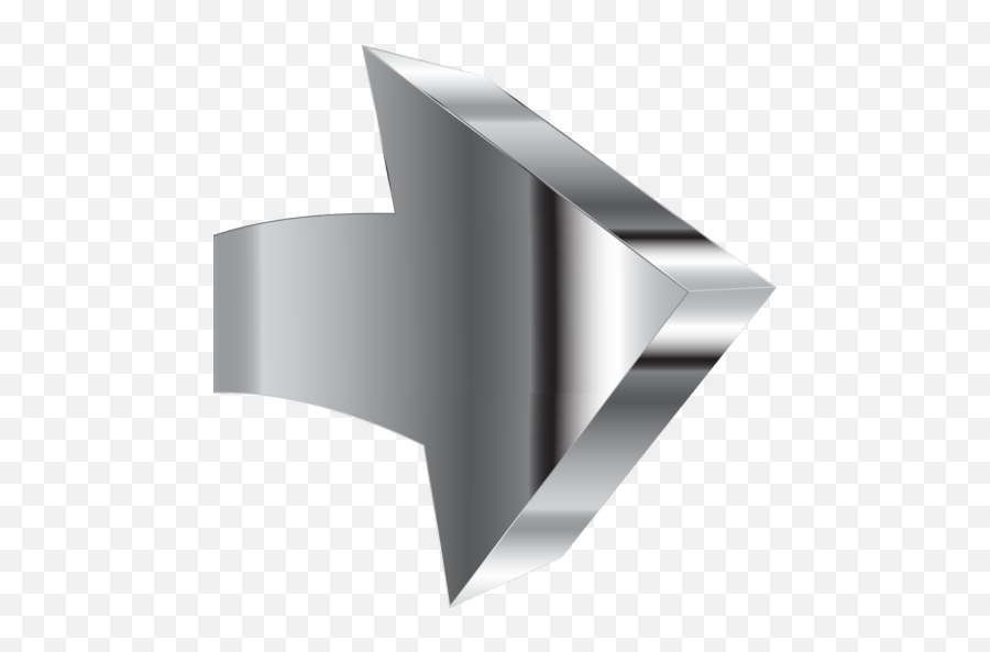 Cropped - White Arrow Png 3d,Computer Arrow Png