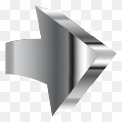 Cropped - White Arrow Png 3d