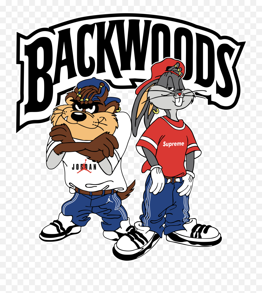 Z164 Backwoods Bunny And Taz Sticker - Rick And Morty Backwood Sticker Png,Backwoods Png
