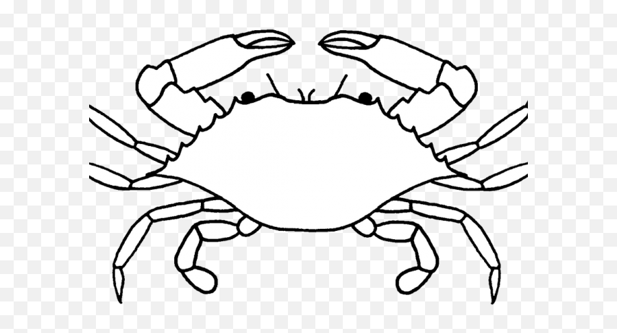 Black And White Picture Of Crab Jpg - Cartoon Blue Crab Drawing Png,Crabs Png