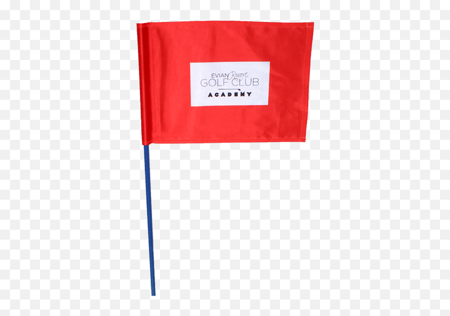 Golf Flag Evian Red - Flag Png,Golf Flag Png
