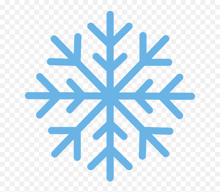 Snowflake Snow Winter - Snowflakes With Transparent Background Free Png,Snowflake Emoji Png