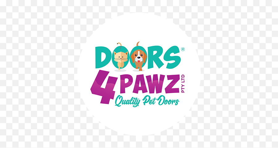 Quality U0026 Safe Cat Dog And Pet Doors Perth Western Australia - Label Png,Pet Logo