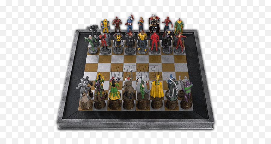 Marvel Chess Collection Eaglemoss - Marvel Chess Set Png,Chess Board Png