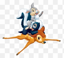Download Hd Bambi And His Friends - Disney Bambi Png,Bambi Png