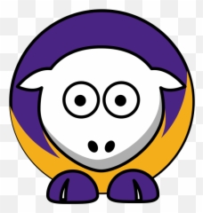 Sheep La Lakers Team Colors Clip Art Icon And Svg - Svg Clipart Cal State Fullerton Titans Png,Lakers Png