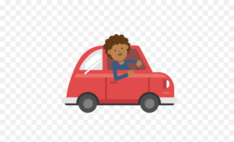 Fileblack Man Driving Car Cartoon Vectorsvg - Wikimedia Transparent Cartoon Car Gif Png,Cartoon Person Png