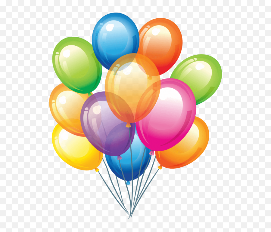 Birthday Balloons Png Image Free - Happy Birthday Balloons Vector,Birthday Balloons Png