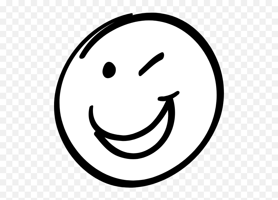 Winking Smiley Face Graphic Picmonkey Graphics - Smiley Face Graphic Png,Wink Emoji Transparent