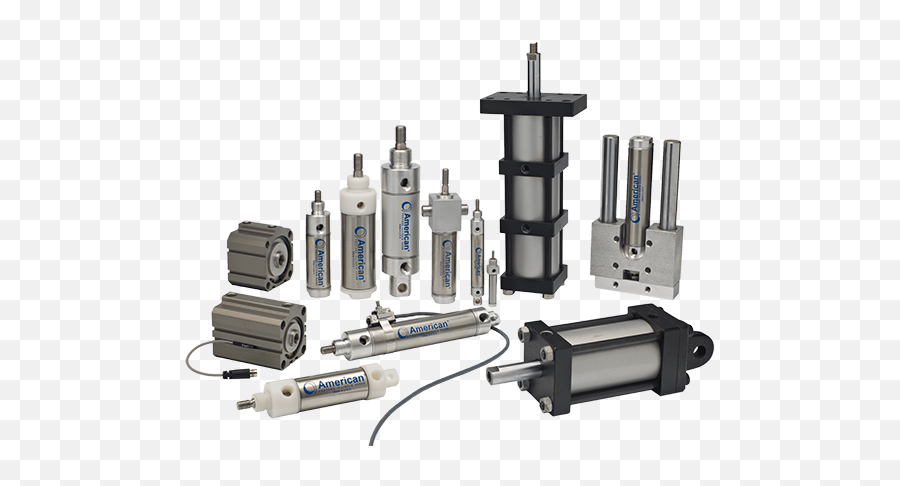 Pneumatic Cylinder Manufacturer - Small Bore Air Cylinders Small Air Cylinder Png,Cylinder Png