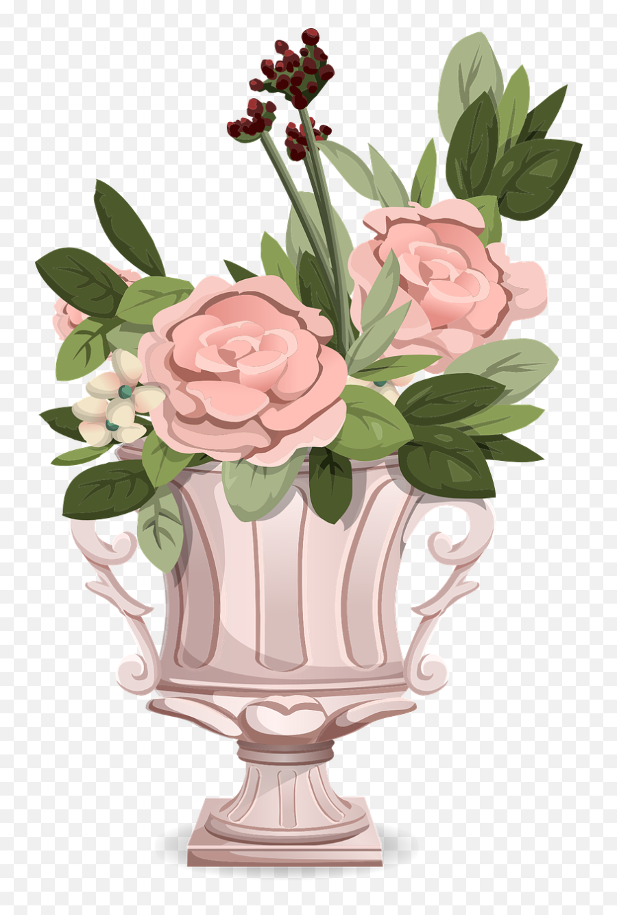 Bouquet Flowers Roses - Free Vector Graphic On Pixabay Flower Bouquet Png,Bouquet Of Roses Png