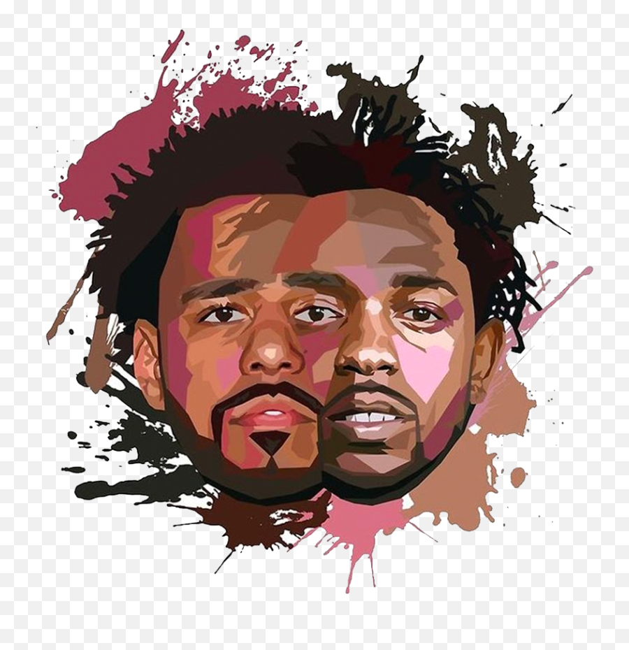 Download Kendrick Lamar And J Cole - Kendrick And J Cole Png,J Cole Png