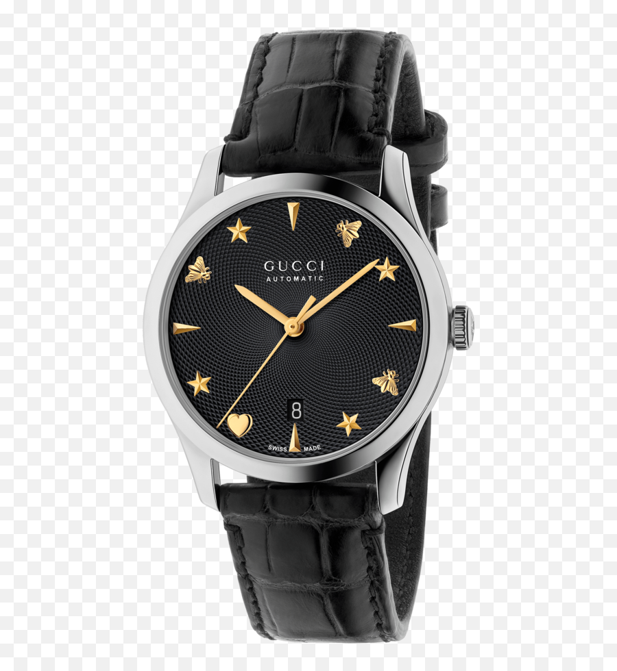 Gucci G - Timeless Automatic 38mm Unisex Watch Gucci Timeless Black Watch Png,Gucci Transparent