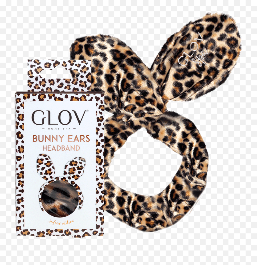 Cheetah Face Png - Bunny Ears Safari Edition Glov Haarband Bunny,Bunny Ears Transparent Background