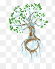 Yggdrasil - Tree Of Life By Kinpicks Inktale Illustration Png,Tree Of Life Logo