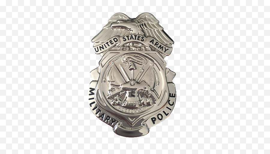 Army Military Police Badge Nickel Shiny Finish Reg Size - Army Mp Badge Png,Police Badge Png