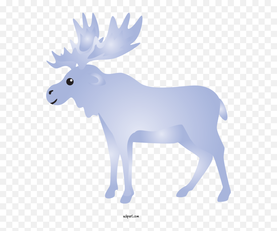 Animals Reindeer Moose Cartoon For Png Transparent
