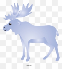 Animals Reindeer Moose Cartoon For Png