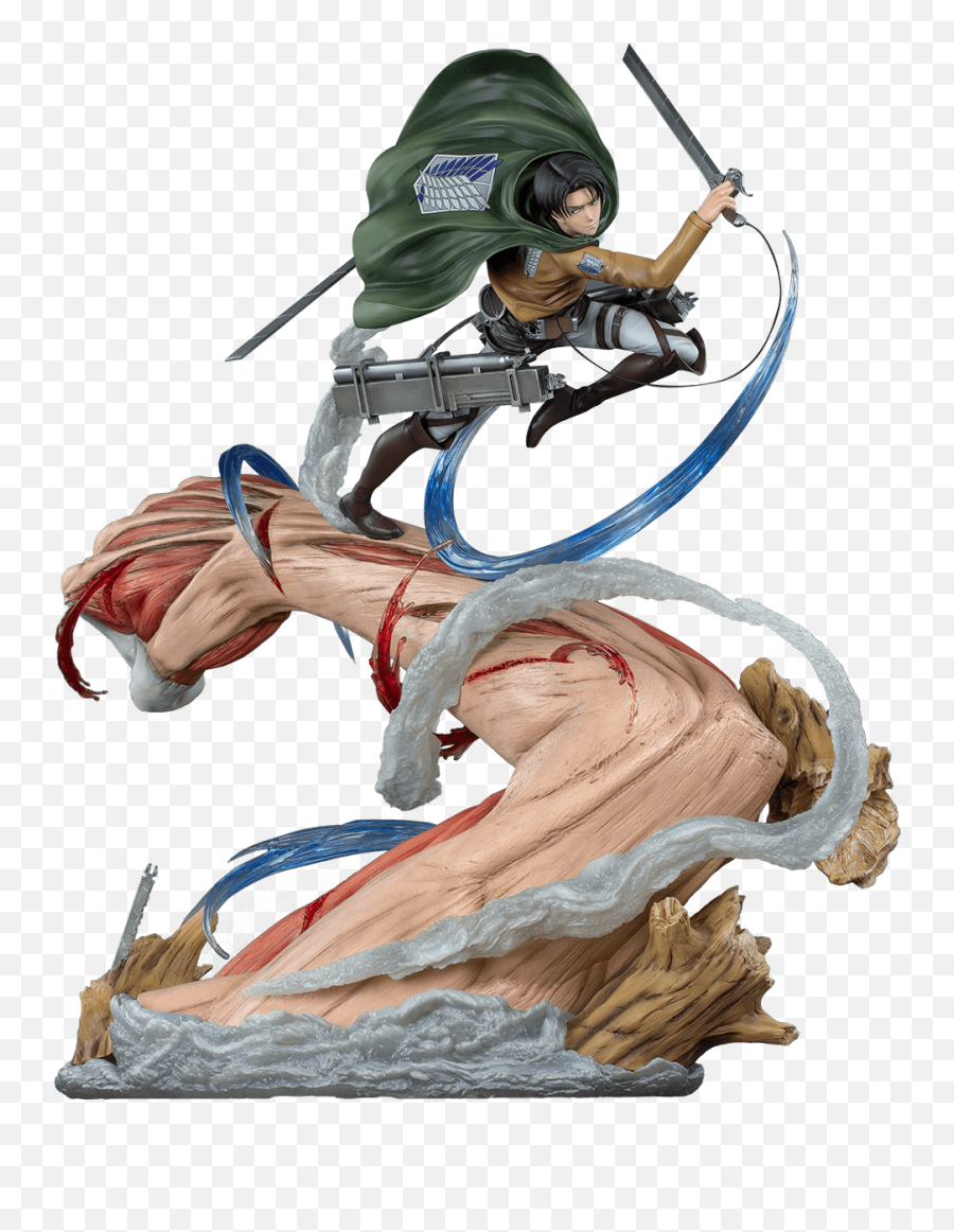 Levi Vs Female Titan U2022 Oniri Créations - Figurine Attaque Des Titans Png,Levi Png