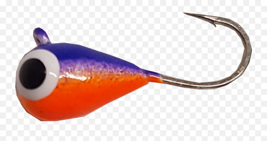 Orange Purple Uv Glow Tungsten Jig - Hook Png,Purple Glow Png