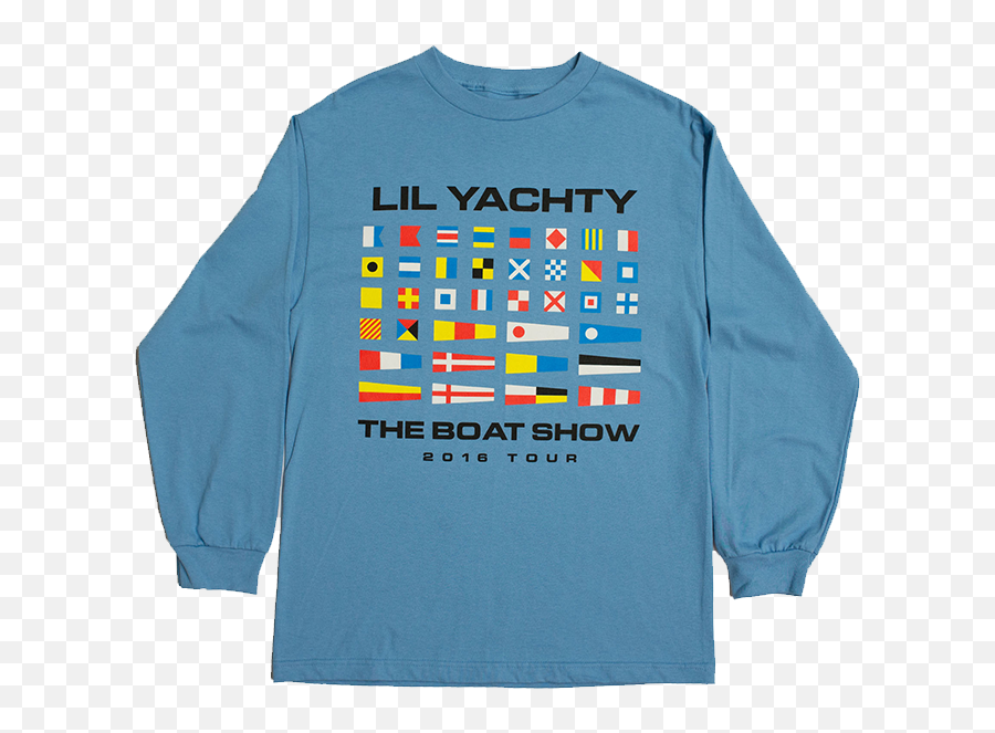 Flagsu0027 Long Sleeve Lil Yachty Tour Merch - Lil Yachty Flag Shirt Png,Lil Yachty Transparent