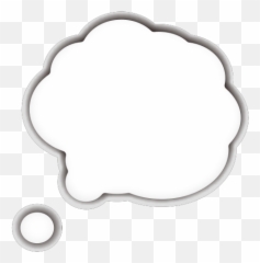 Thought Balloon Id 13156 Emojicouk - Nuvem De Pensamento Png