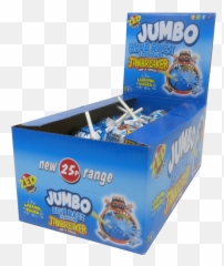 Zed Blue Raspberry Jumbo Jawbreaker Pop 25p - Jumbo Jawbreaker Pop Blue Razz Png,Blue Raspberry Png