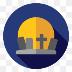 Cemetery Rip Png Icon - Cemetery Circle Icon,Cemetery Png
