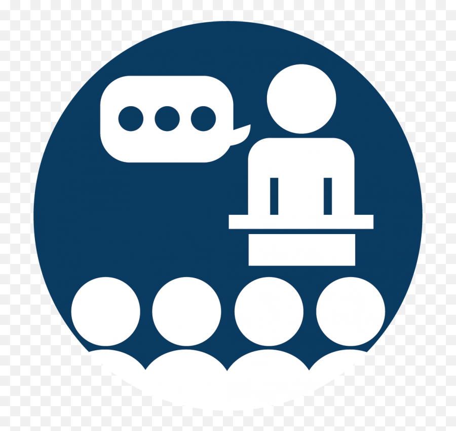 Icon That Features A Person Speaking - Public Awareness Awareness Clipart Png,Speaking Png