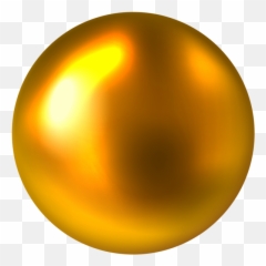 Pearl Clipart Sphere Transparent Free For - Gold Ball Png,Pearl Png