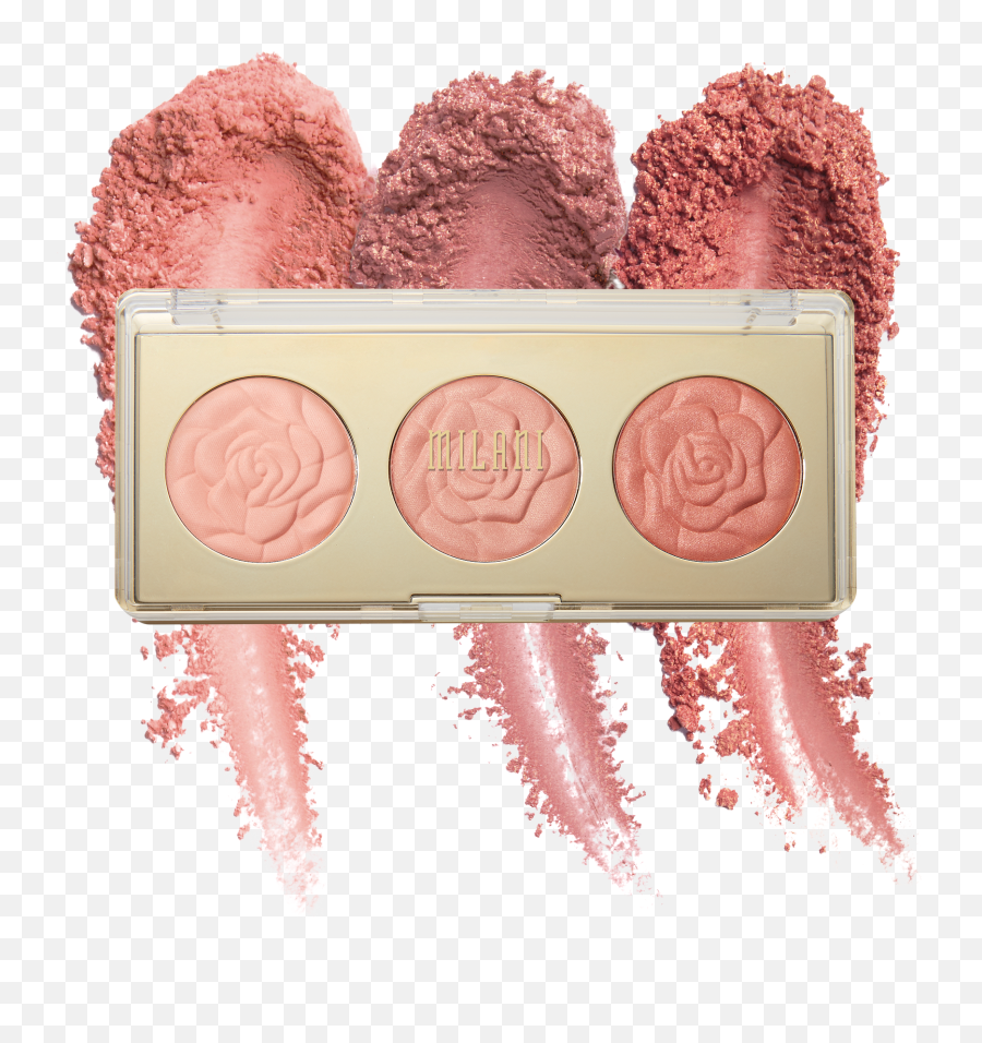 Buy Milani Rose Powder Blush Trio Floral Fantasy Online - Milani Blush Trio Png,Wet N Wild Color Icon Blush Swatches