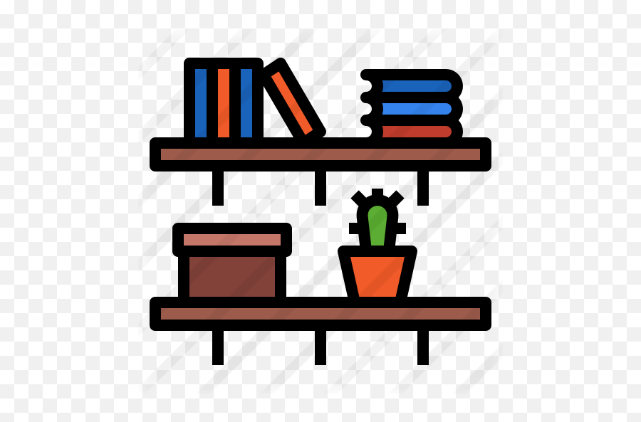 Book Shelf - Horizontal Png,Icon Shelf Wallpaper