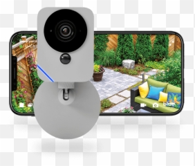 Blue Outdoor Home Security Camera - Webcam png
