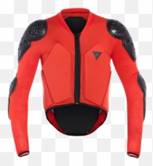 Red Bike Jacket - Dainese Scarabeo Safety Jacket png