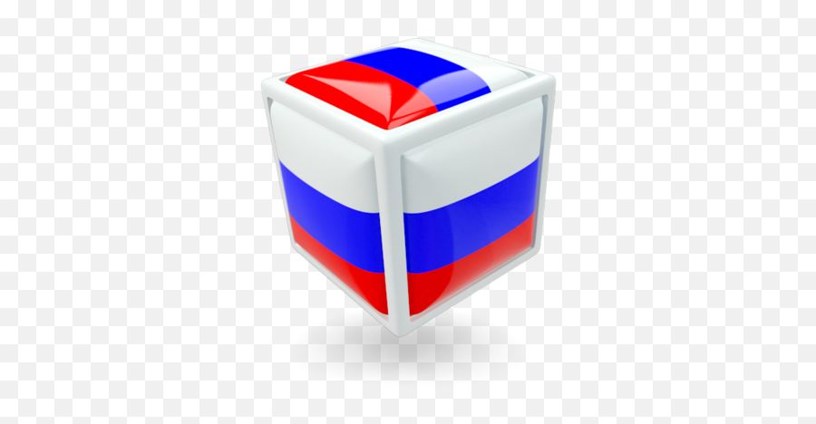 Cube Icon Illustration Of Flag Russia - Vertical Png,Rubik's Cube Icon