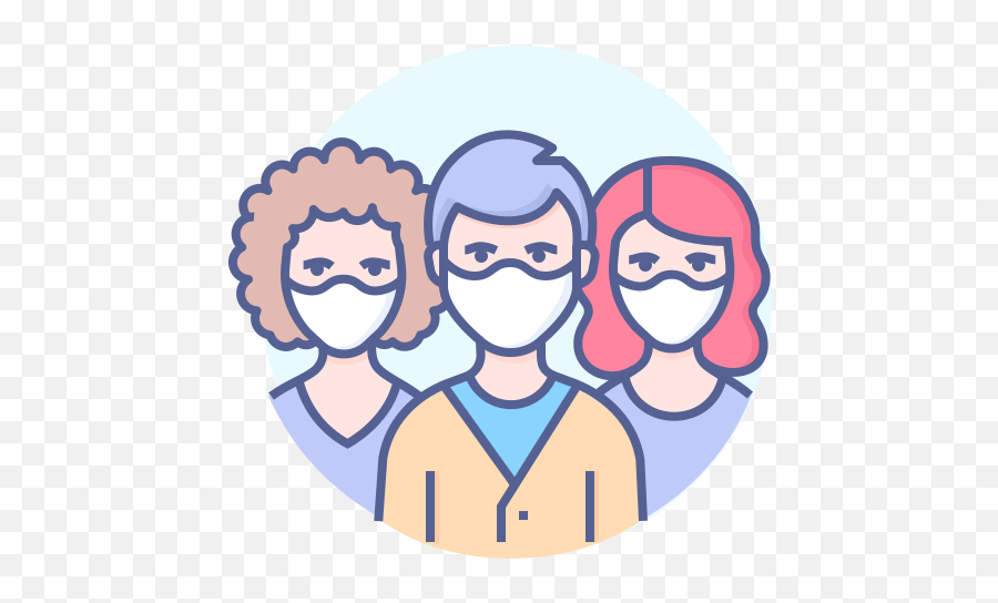 Masked People Group Face Free Icon - People Group Icon Png,Gatchaman Crowds Folder Icon