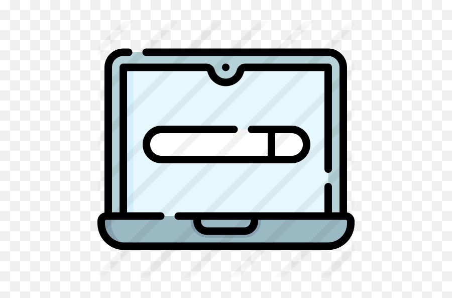Laptop - Horizontal Png,Laptop Flat Icon